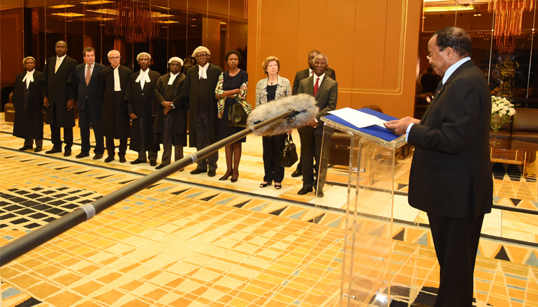 Allocution de S.E.M. Paul BIYA, à l’occasion de la  cérémonie de remise du prix de l’union panafricaine des avocats pour « la résolution pacifique des conflits »