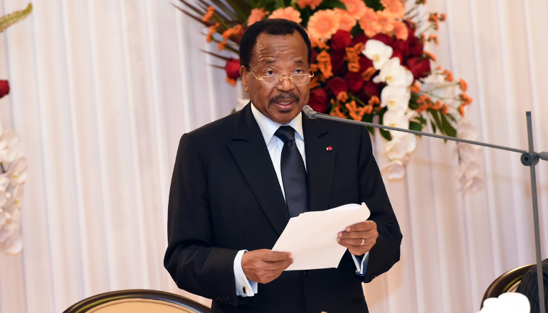 Toast by H.E. Paul BIYA, President of the Republic of Cameroon during the State Dinner offered in honour of H.E. Muhammadu BUHARI, President of the Federal Republic of Nigeria