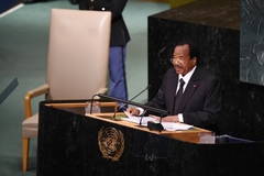 72e AG ONU - Paul BIYA à la tribune des Nations Unies