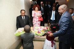 Arrivée du Couple Présidentiel à New York (3)