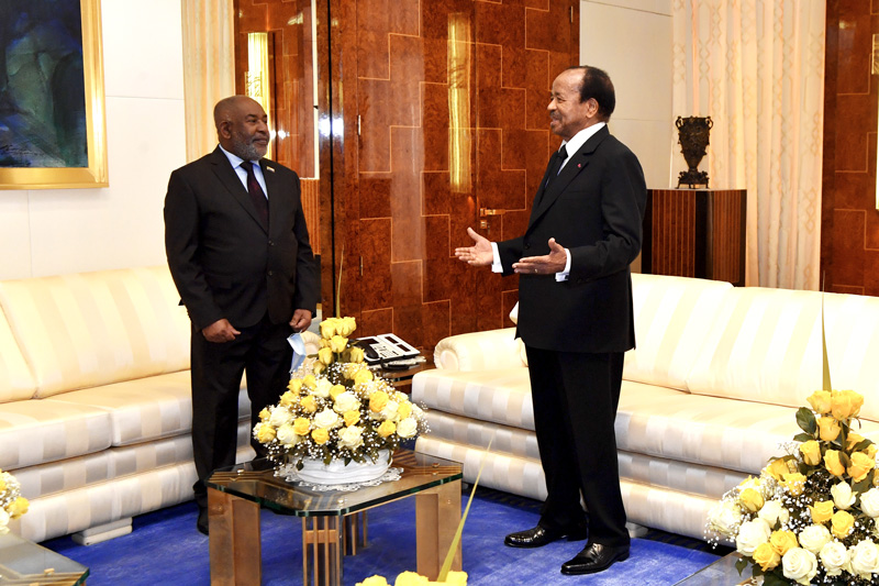 Audience accordée au Président des Comores, M. Azali Assoumani, le 11 janvier 2022