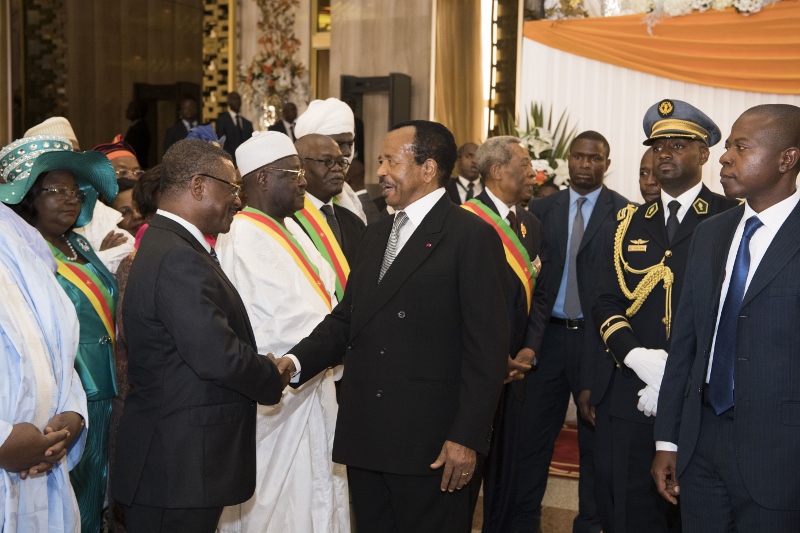 Cérémonie de présentation des vœux de Nouvel An 2019 au Président Paul Biya 04