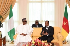 Accueil du Président Buhari à l'Aéroport de Yaoundé-Nsimalen (4)