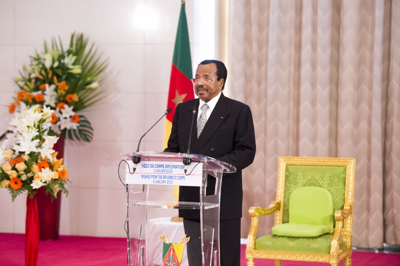 Cérémonie de présentation des vœux de Nouvel An 2019 au Président Paul Biya (12)