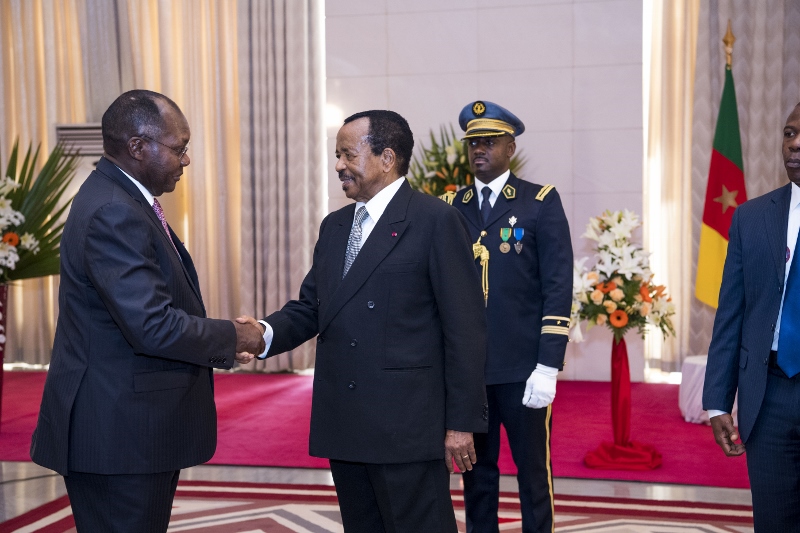 Cérémonie de présentation des vœux de Nouvel An 2019 au Président Paul Biya 01