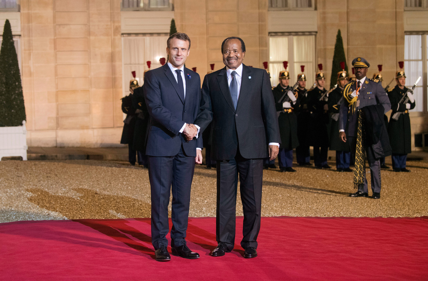 Dîner officiel offert à l'Elysée par le Président Emmanuel MACRON - 11.11.2019