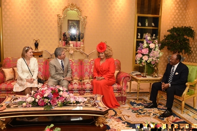 Audience accordée par Mme Chantal BIYA à M. YASIN ERDEM, président de la Chambre de commerce Canada-Cameroun-Afrique de l’Ouest (3)