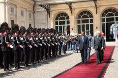 Cérémonie d'au revoir à Chef de l'Etat et Mme Chantal BIYA (2)