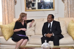 Paul BIYA et Samantha Power Ambassadeur des USA à l'ONU (2)