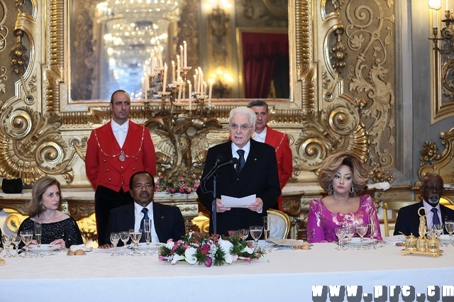 Dîner au Palais du Quirinale en l'honneur du Couple Présidentiel Camerounais (6)
