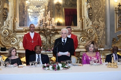 Dîner au Palais du Quirinale en l'honneur du Couple Présidentiel Camerounais (6)