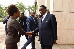 La SG de l'OIF reçue en audience puis à déjeuner au Palais de l'Unité (2)