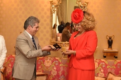 Audience accordée par Mme Chantal BIYA à M. YASIN ERDEM, président de la Chambre de commerce Canada-Cameroun-Afrique de l’Ouest (4)