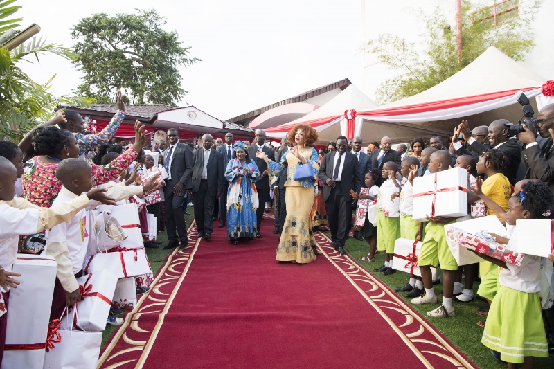 Christmas Tree Lighting at Chantal BIYA Foundation (19)