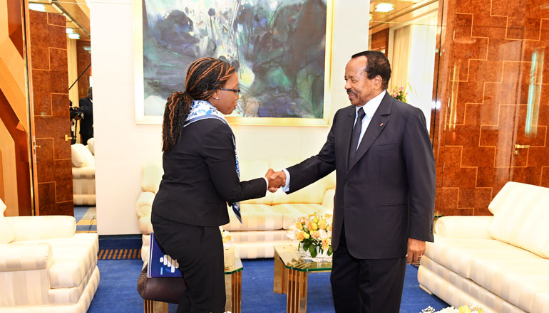 Mme Vera Songwe reçu en audience au Palais de l'Unité par S.E. Paul BIYA