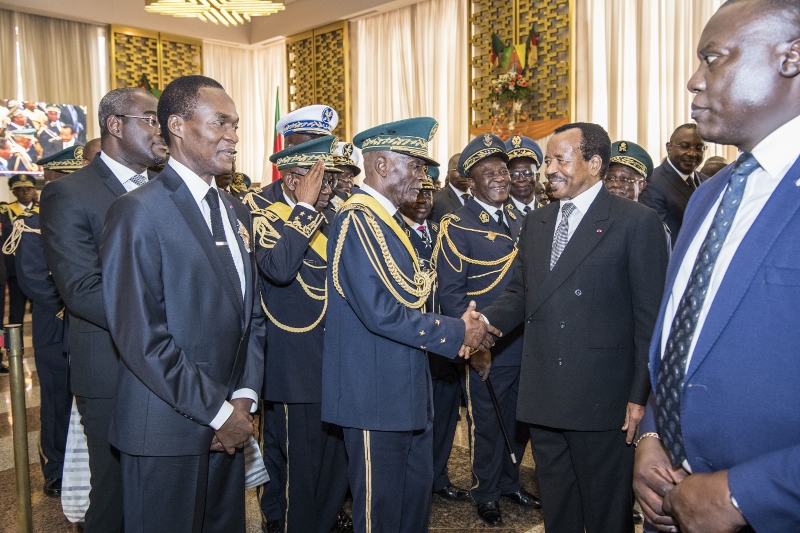 Cérémonie de présentation des vœux de Nouvel An 2019 au Président Paul Biya (7)