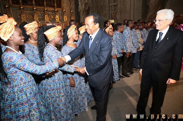 Dîner au Palais du Quirinale en l'honneur du Couple Présidentiel Camerounais (3)