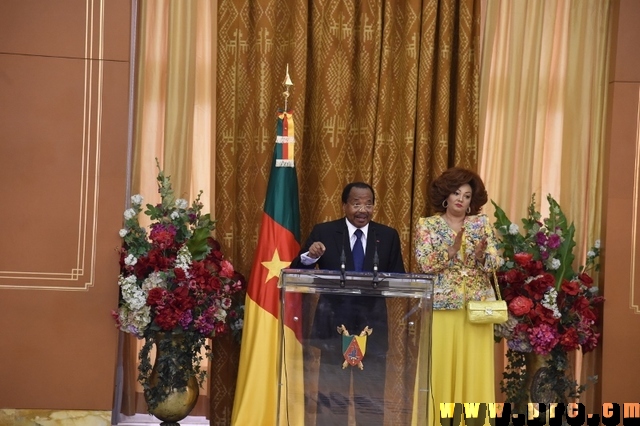 Réception des Lionnes Indomptables au Palais de l'Unité (17)