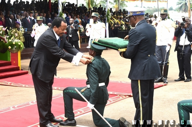 Cérémonie de triomphe de la 35ème promotion de l'Ecole Militaire Interarmées (1)