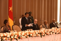 La SG de l'OIF reçue en audience puis à déjeuner au Palais de l'Unité (30)