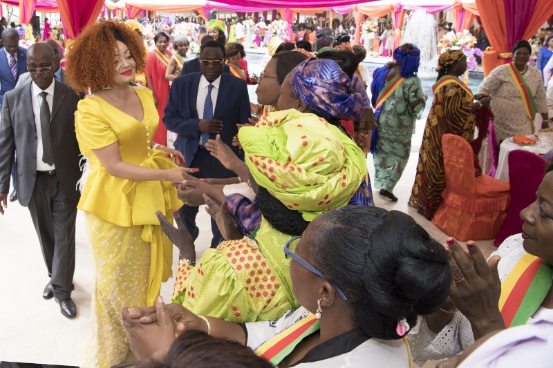 Cérémonie de présentation des vœux de Nouvel An 2019 à Mme Chantal BIYA (2)