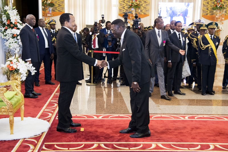 Cérémonie de présentation des vœux de Nouvel An 2019 au Président Paul Biya 06