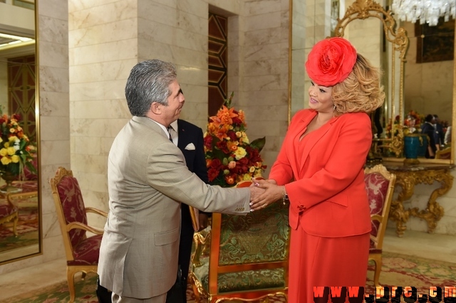 Madam Chantal BIYA grants audience to Yasin ERDEM, president of the Canada-Cameroon-West Africa Chamber of Commerce (11)