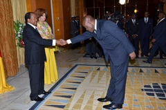 Réception des Lionnes Indomptables au Palais de l'Unité (13)