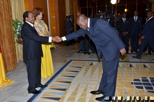 Réception des Lionnes Indomptables au Palais de l'Unité (13)