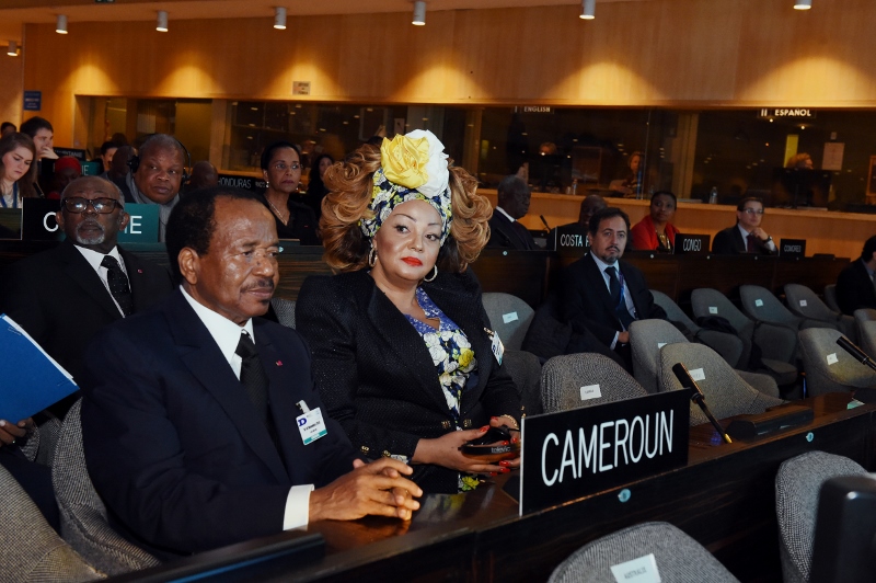 Le Couple Présidentiel à la Conférence Générale de l'UNESCO