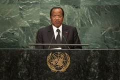 Paul BIYA à la tribune de la 71 Assemblée Générale de l'ONU