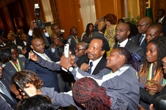 Réception des Lionnes Indomptables au Palais de l'Unité (6)