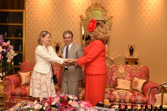 Audience accordée par Mme Chantal BIYA à M. YASIN ERDEM, président de la Chambre de commerce Canada-Cameroun-Afrique de l’Ouest (8)