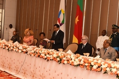 La SG de l'OIF reçue en audience puis à déjeuner au Palais de l'Unité (28)