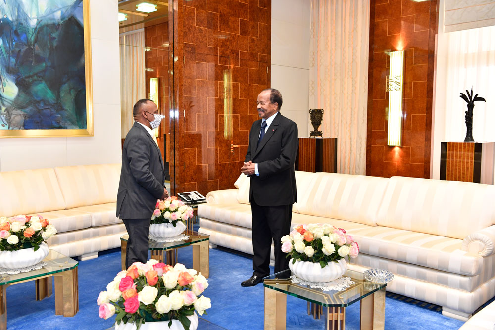 Audience accordée à l’envoyé spécial du Président du Sri Lanka, S.E. Gotabaya Rajapaksa - 03.02.2021