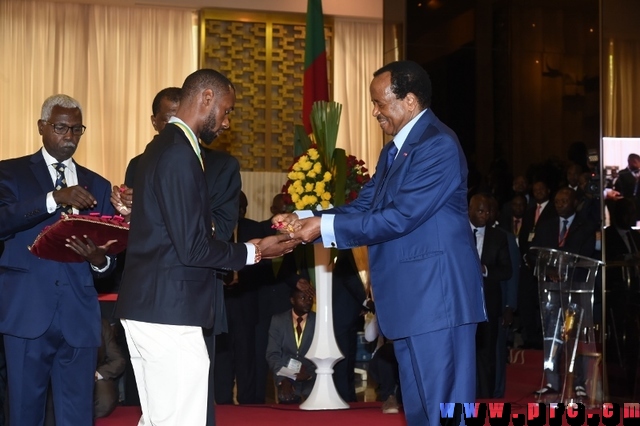 Réception offerte au Palais de l'Unité en l’honneur des Lions Indomptables (10)