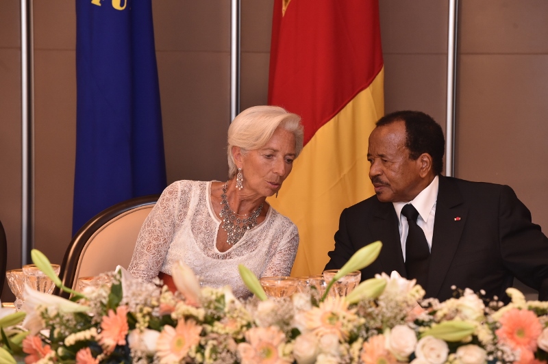 Mme Christine LAGARDE, DG du FMI, en visite officielle au Cameroun