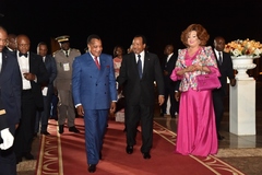 Sommet Extraordinaire des Chefs d'Etat d'Afrique Centrale - Dîner offert au Palais de l'Unité (7)