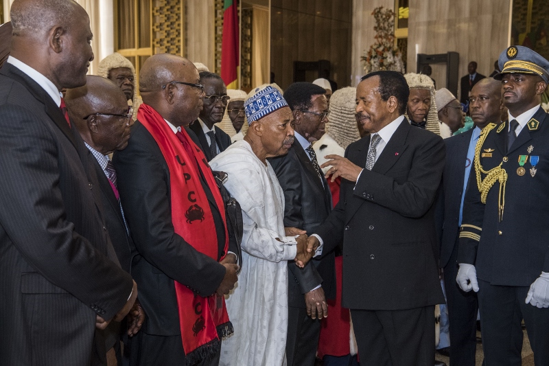 Cérémonie de présentation des vœux de Nouvel An 2019 au Président Paul Biya (1)