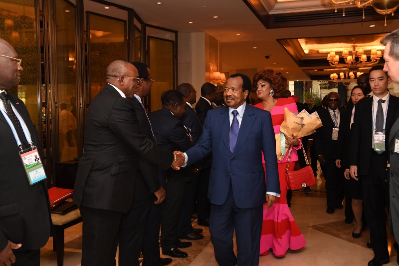 FOCAC2018 - Accueil du Couple Présidentiel au Saint Regis Hotel de Beijing (1)