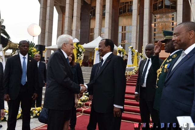 Visite d'Etat au Cameroun de S.E. Sergio MATTARELLA, Président de la République Italienne (16)