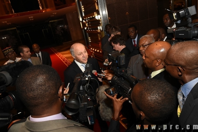 Visite au Cameroun de M. Laurent Fabius, Ministre Français des Affaires Etrangères et du Développement International (11)