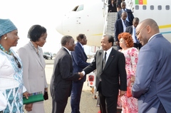 Arrivée du Couple Présidentiel à New York (1)