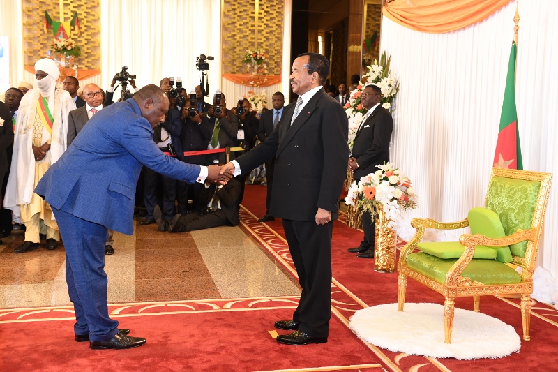 Cérémonie de présentation des vœux de Nouvel An 2019 au Président Paul Biya (15)