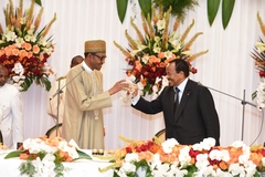 Dîner d'Etat en l'honneur du Président Buhari au Palais de l'Unité (5)