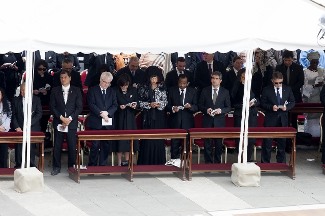 Messe de canonisation des Papes Jean XXIII et Jean-Paul II