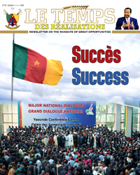 Bulletin No.60 of the bilingual newsletter of the Civil Cabinet, "Le Temps des Réalisations"