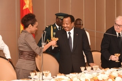 La SG de l'OIF reçue en audience puis à déjeuner au Palais de l'Unité (32)