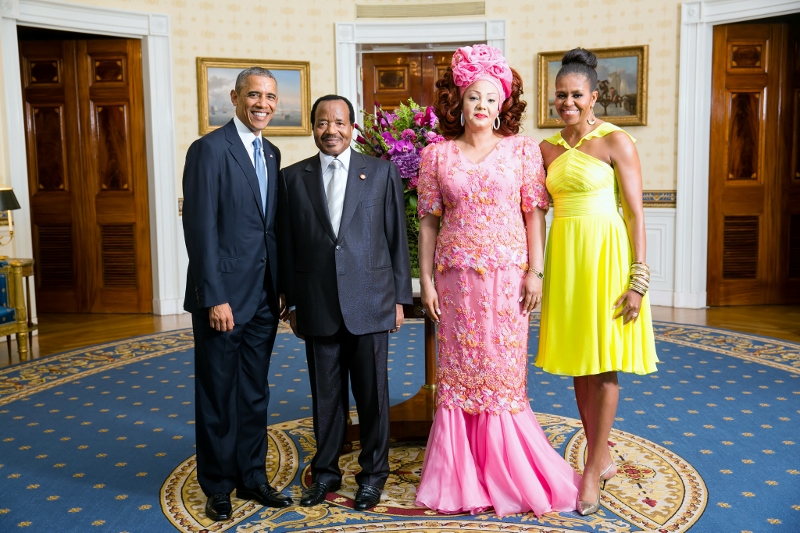 The presidential couple at the U.S.-Africa Summit