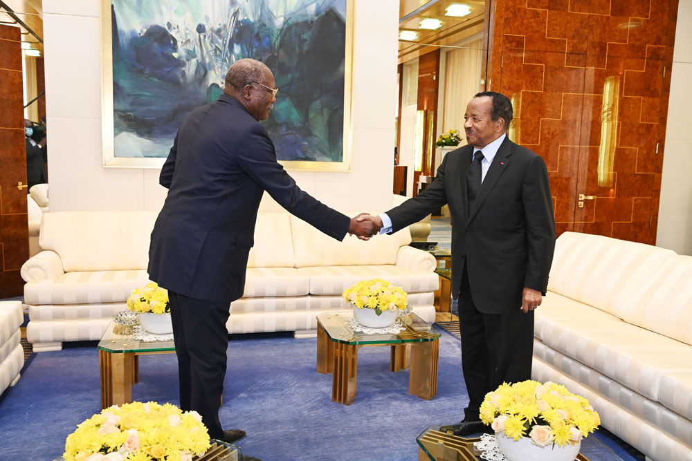 Audience accordée au Ministre d’Etat Pierre Oba, envoyé spécial de S.E. Sassou N’Guesso - 02.02.2023